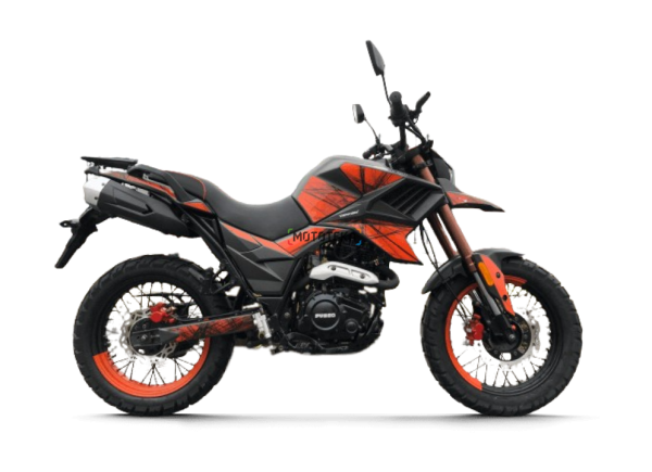 Мотоцикл дорожный FUEGO (Фуэго) TEKKEN 250 черный/оранжевый с ПТС