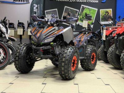 Квадроцикл детский Racer (Рейсер) RC125 Raptor оранжевый (машинокомплект)