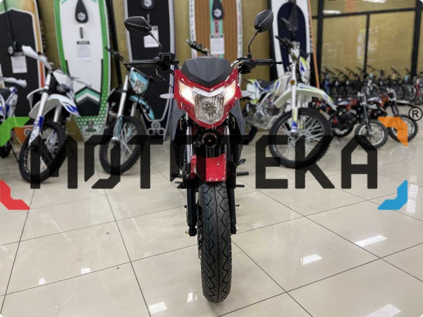 Мотоцикл дорожный MotoLand (Мотолэнд) FLASH 200 красный с ПТС | Мототека