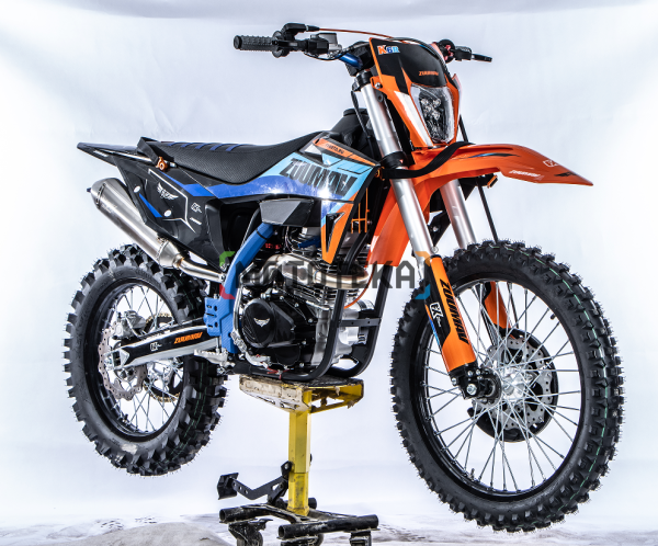 Мотоцикл кроссовый / эндуро Zuumav (Зуумав) K6H зелёный | Мототека