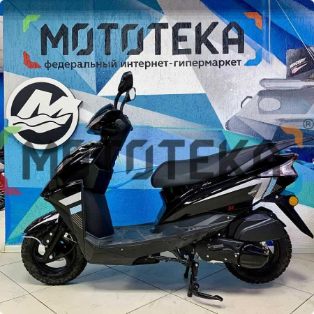 Скутер Мотомир SCIROCCO 49.9 (110) чёрный - купить с доставкой, по выгодной цене в интернет-магазине Мототека